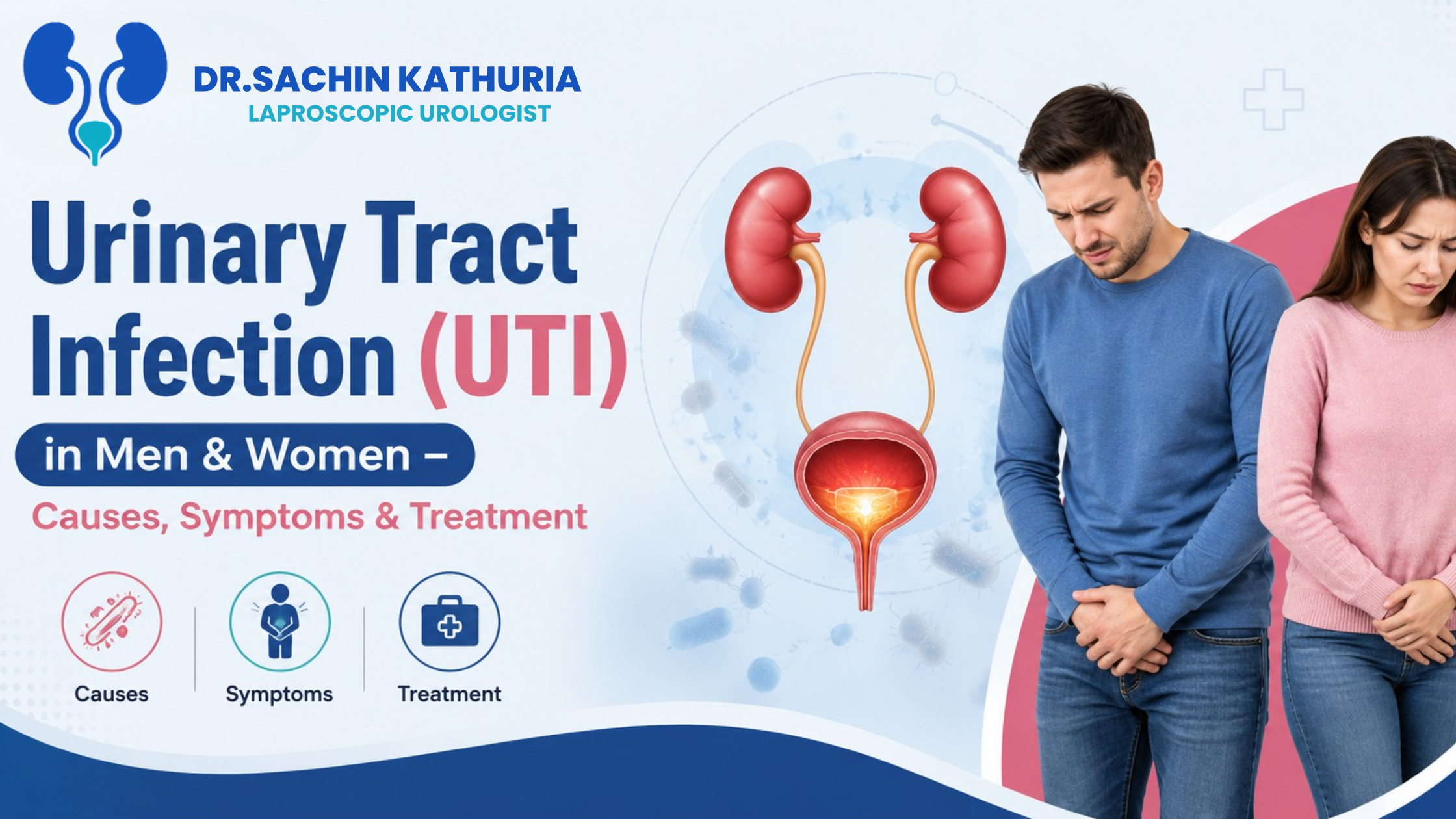Urinary Tract Infection (UTI) in Men & Women – Causes, Symptoms & Treatment